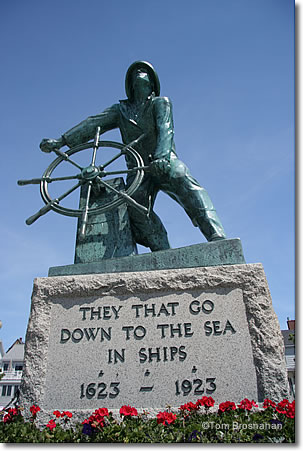 Gloucester Fisherman statue, The Man at the Wheel, Gloucester, Massachusetts