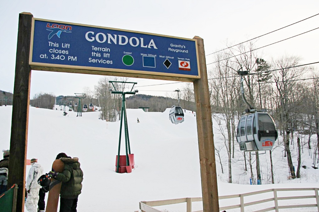 Loon Mountain: big enough for a gondola.